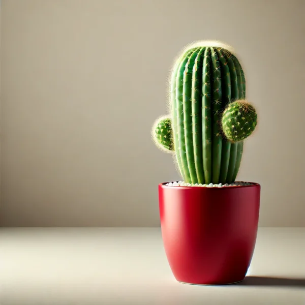 Cactus Red Pot