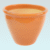 Orange Ceramic Pot